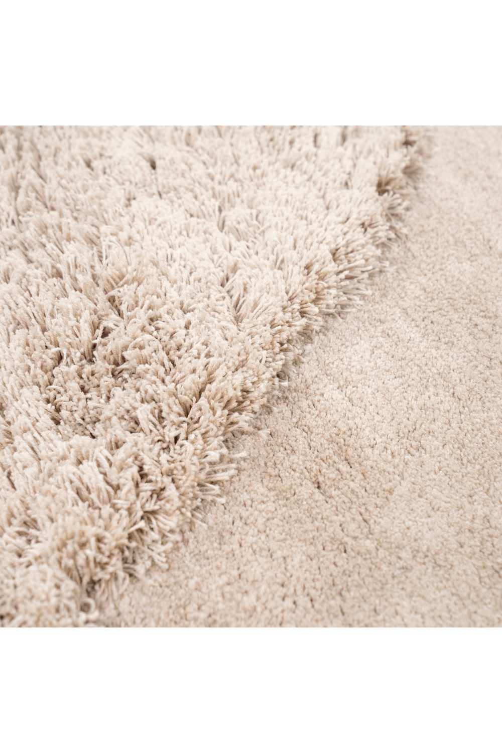 Beige Tufted Organic Carpet | By-Boo Beach | OROA.com