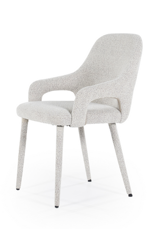 Fabric Covered Dining Armchairs (2) | By-Boo Fika | OROA.com