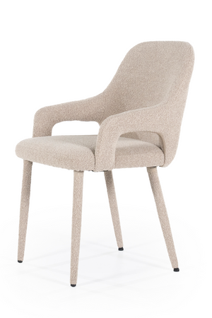 Fabric Covered Dining Armchairs (2) | By-Boo Fika | OROA.com