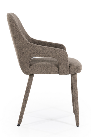 Fabric Covered Dining Armchairs (2) | By-Boo Fika | OROA.com