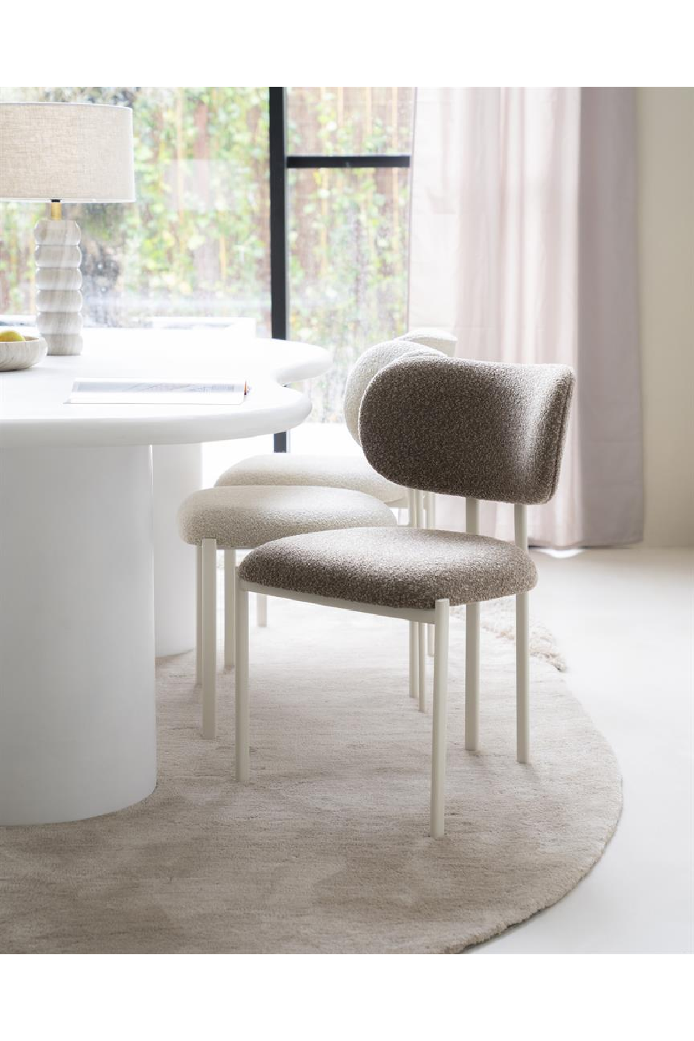 Padded Armless Dining Chairs (2) | By-Boo Daybreak | OROA.com