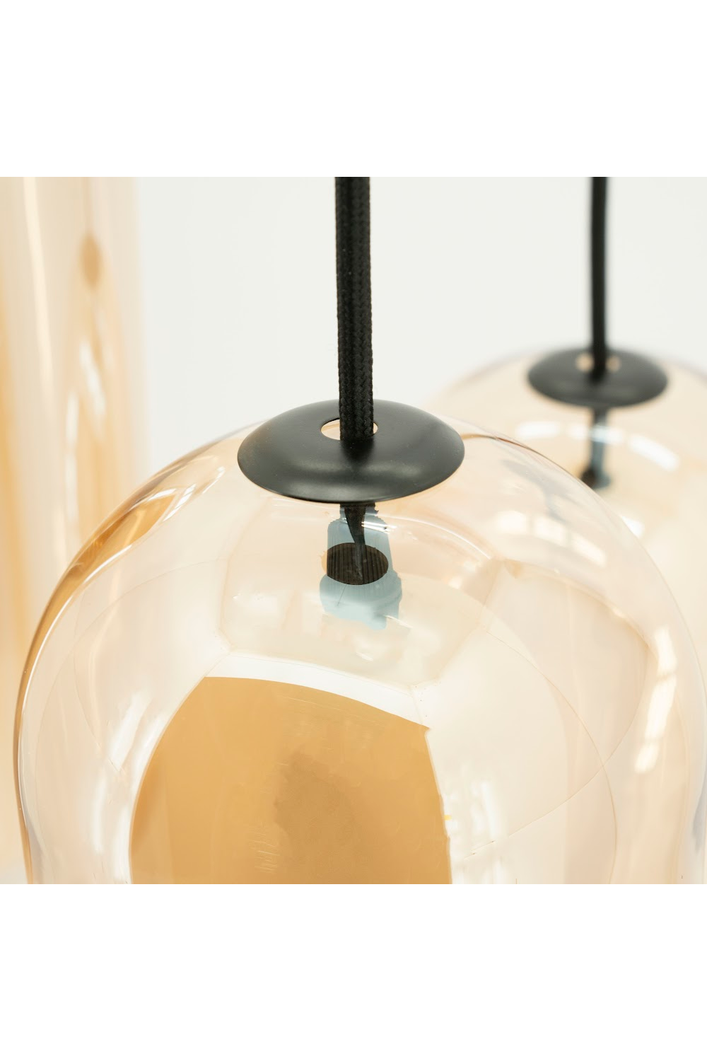 Painted Glass Pendant Lamp | By-Boo Shona | OROA.com