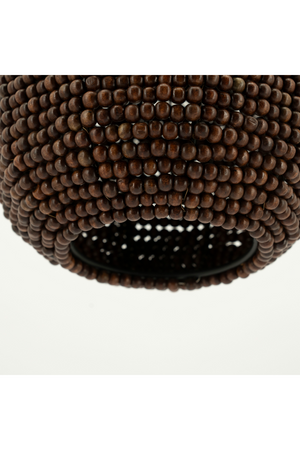 Wooden Beads Pendant Lamp | By-Boo Shanga | OROA.com