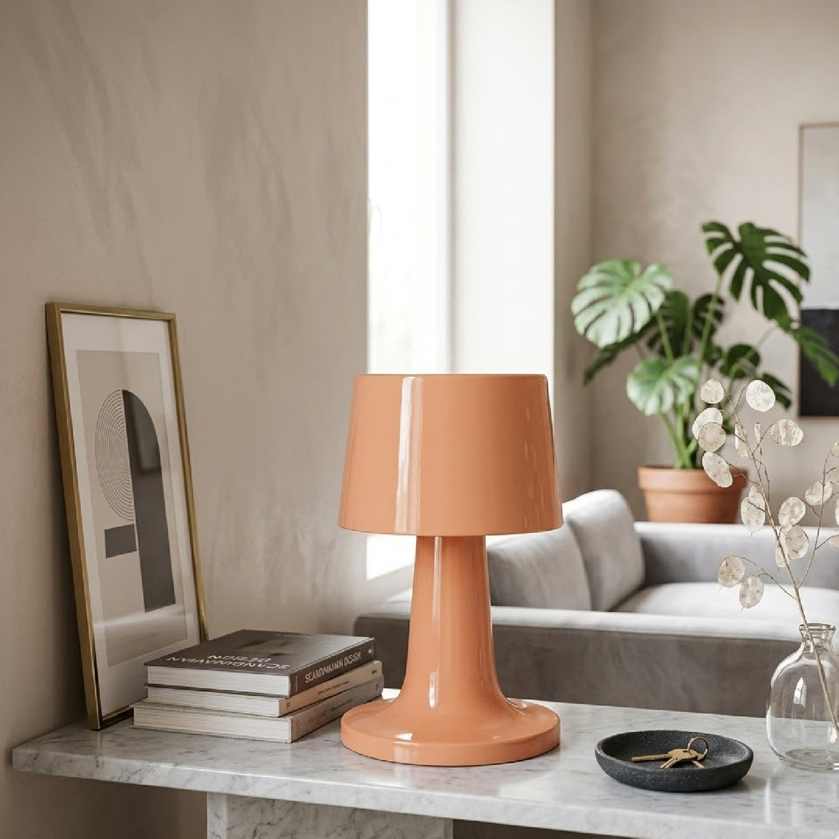   Glazed Iron Table Lamp | Oroa.com