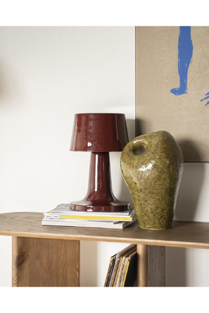 Glazed Iron Table Lamp | By-Boo Alvo | OROA.com