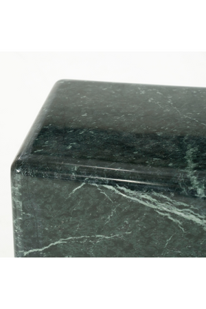 Polished Marble Square Side Table | By-Boo Dice | OROA.com