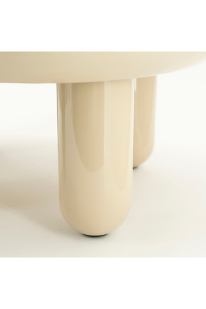 Glossy Iron Round Coffee Table | By-Boo Balloon | OROA.com