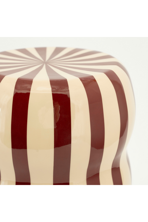 Enameled Iron Wavy Stool | By-Boo Candice | OROA.com