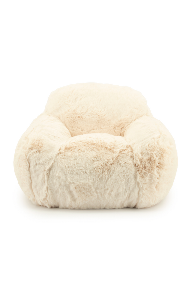 Fur Fabric Lounge Chair | By-Boo Little Hug | OROA.com