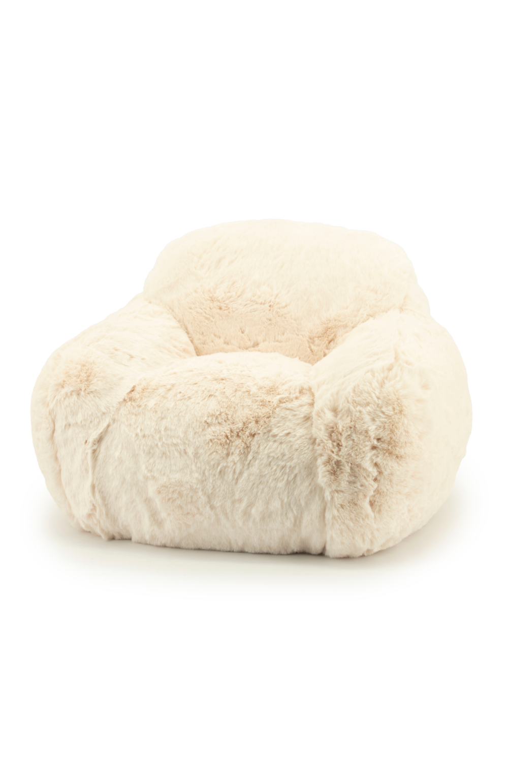 Fur Fabric Lounge Chair | By-Boo Little Hug | OROA.com