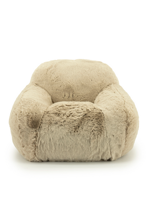 Fur Fabric Lounge Chair | By-Boo Little Hug | OROA.com