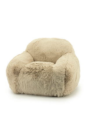 Fur Fabric Lounge Chair | By-Boo Little Hug | OROA.com
