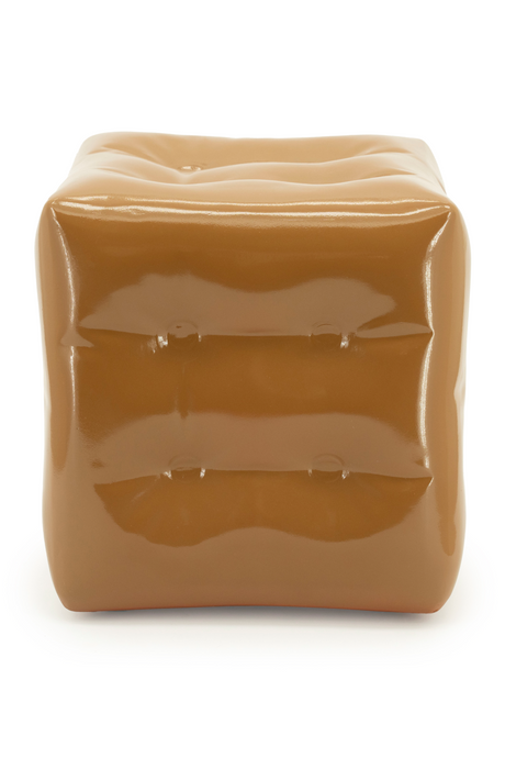   Glossy Crumpled Cube Stool | Oroa.com