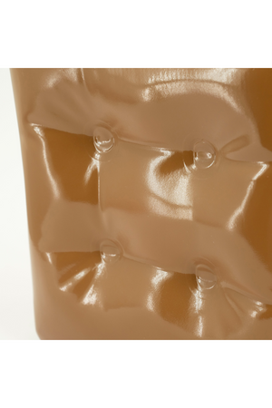 Glossy Crumpled Cube Stool | By-Boo Captives | OROA.com