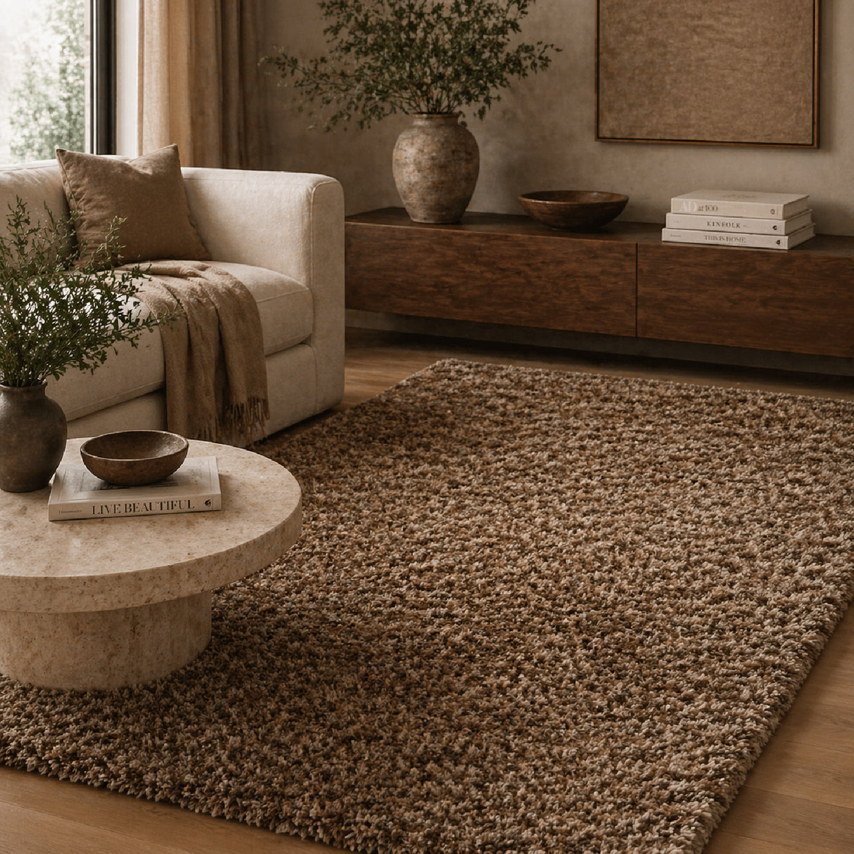   Shaggy Plush Carpet 5' x 8' | Oroa.com