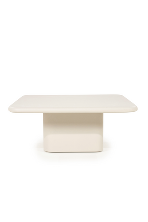 Lacquered Cement Square Coffee Table | By-Boo Siminto | OROA.com