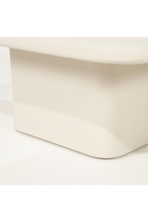 Lacquered Cement Square Coffee Table | By-Boo Siminto | OROA.com