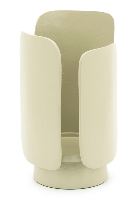 Cream Aluminum Candle Holder | By-Boo Planes | OROA.com