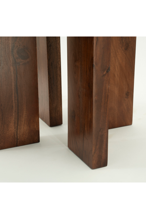 Brown Ceramic Side Table | By-Boo TiledUp | OROA.com