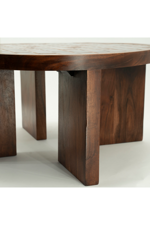 Brown Ceramic Coffee Table | By-Boo TiledUp | OROA.com