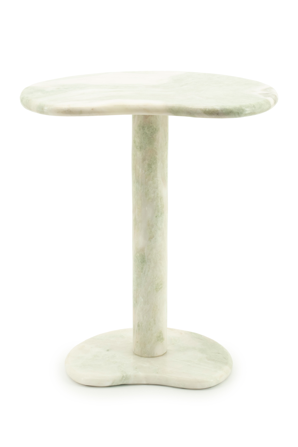 Marble Pedestal Side Table | By-Boo Rosso | OROA.com