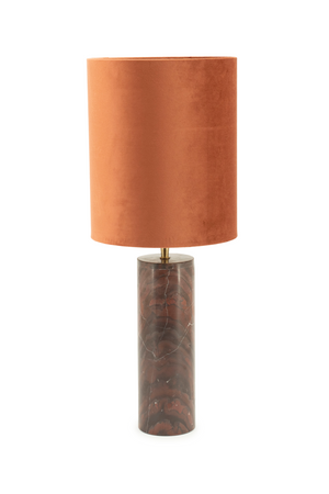 Marble Cylindrical Table Lamp | By-Boo Rosso | OROA.com