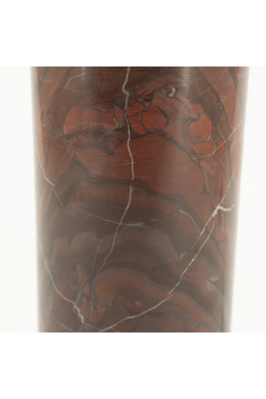 Marble Cylindrical Table Lamp | By-Boo Rosso | OROA.com