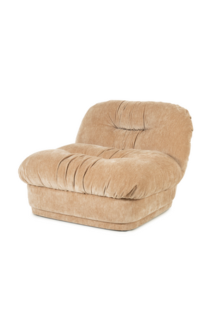 Fully-Upholstered Wrinkled Lounge Chair | By-Boo Nook | Oroa.com