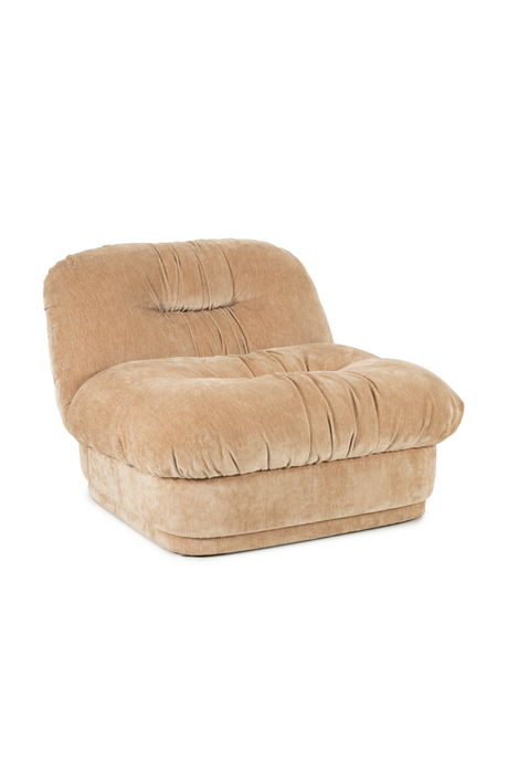Fully-Upholstered Wrinkled Lounge Chair | By-Boo Nook | Oroa.com