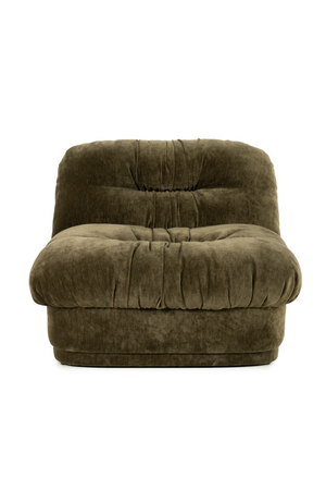 Fully-Upholstered Wrinkled Lounge Chair | By-Boo Nook | Oroa.com