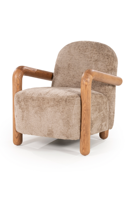 Wood-Framed Lounge Chair | By-Boo Retrova | Oroa.com