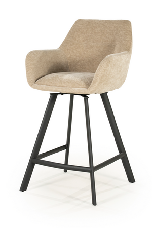 Upholstered Bar Stool with Arms | By-Boo Bliss | Oroa.com