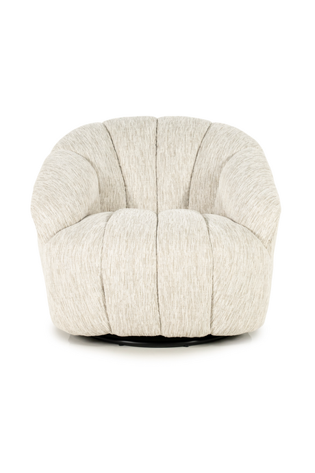 Deep-Channeled Swivel Chair | By-Boo Dream | Oroa.com