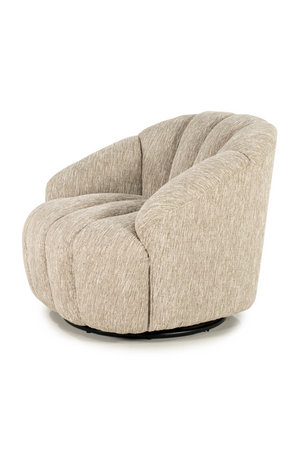 Deep-Channeled Swivel Chair | By-Boo Dream | Oroa.com