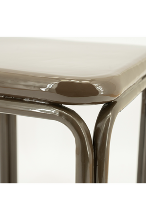 Glazed Iron Square Side Table | By-Boo Zilo | Oroa.com