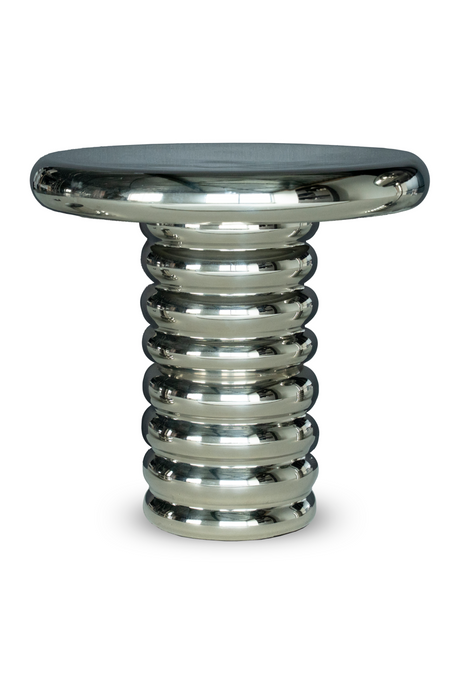 Silver Side Table | By-Boo Chromeo | Oroa.com