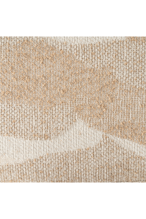 Printed Fabric Square Pouf S | By-Boo Rytm | Oroa.com