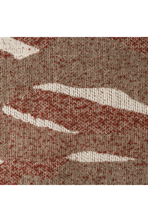 Printed Fabric Square Pouf S | By-Boo Rytm | Oroa.com