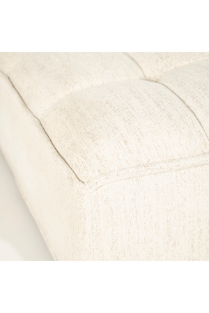 Square-Tufted Beige Lounge Chair | By-Boo Hive | Oroa.com