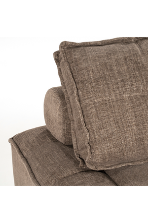 Square-Tufted Beige Lounge Chair | By-Boo Hive | Oroa.com