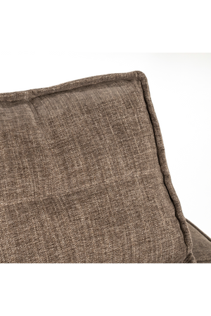 Square-Tufted Beige Lounge Chair | By-Boo Hive | Oroa.com