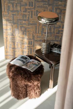 Shaggy Fur Stool | By-Boo Doodly | Oroa.com