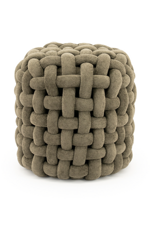 Chunky Woven Stool | By-Boo Poofie | Oroa.com