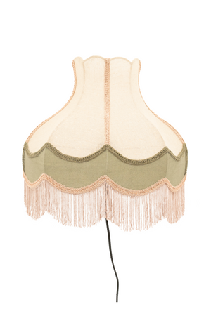 Jute Fringed Wall Lamp | By-Boo Fringaloo | Oroatrade.com