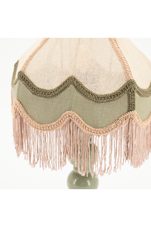 Jute Fringed Table Lamp | By-Boo Fringaloo | Oroa.com
