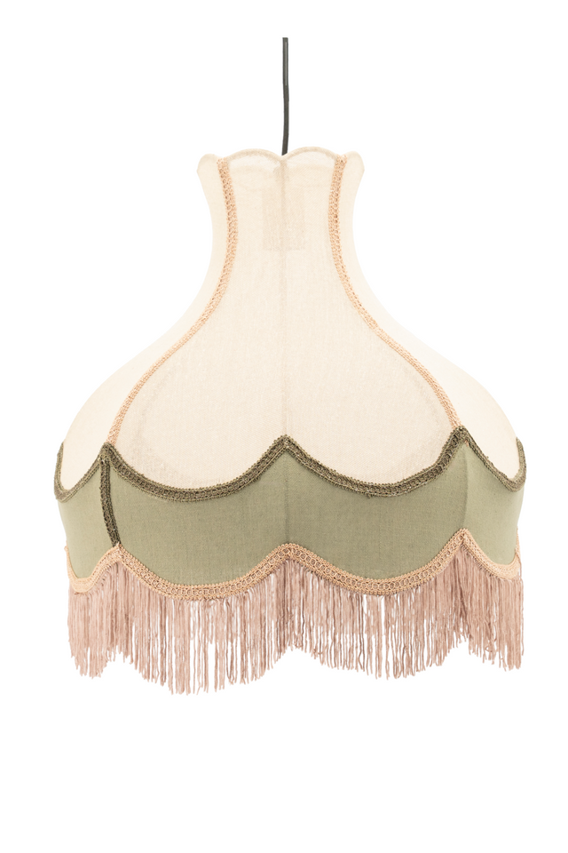 Jute Fringed Pendant Lamp | By-Boo Fringalooo | Oroa.com