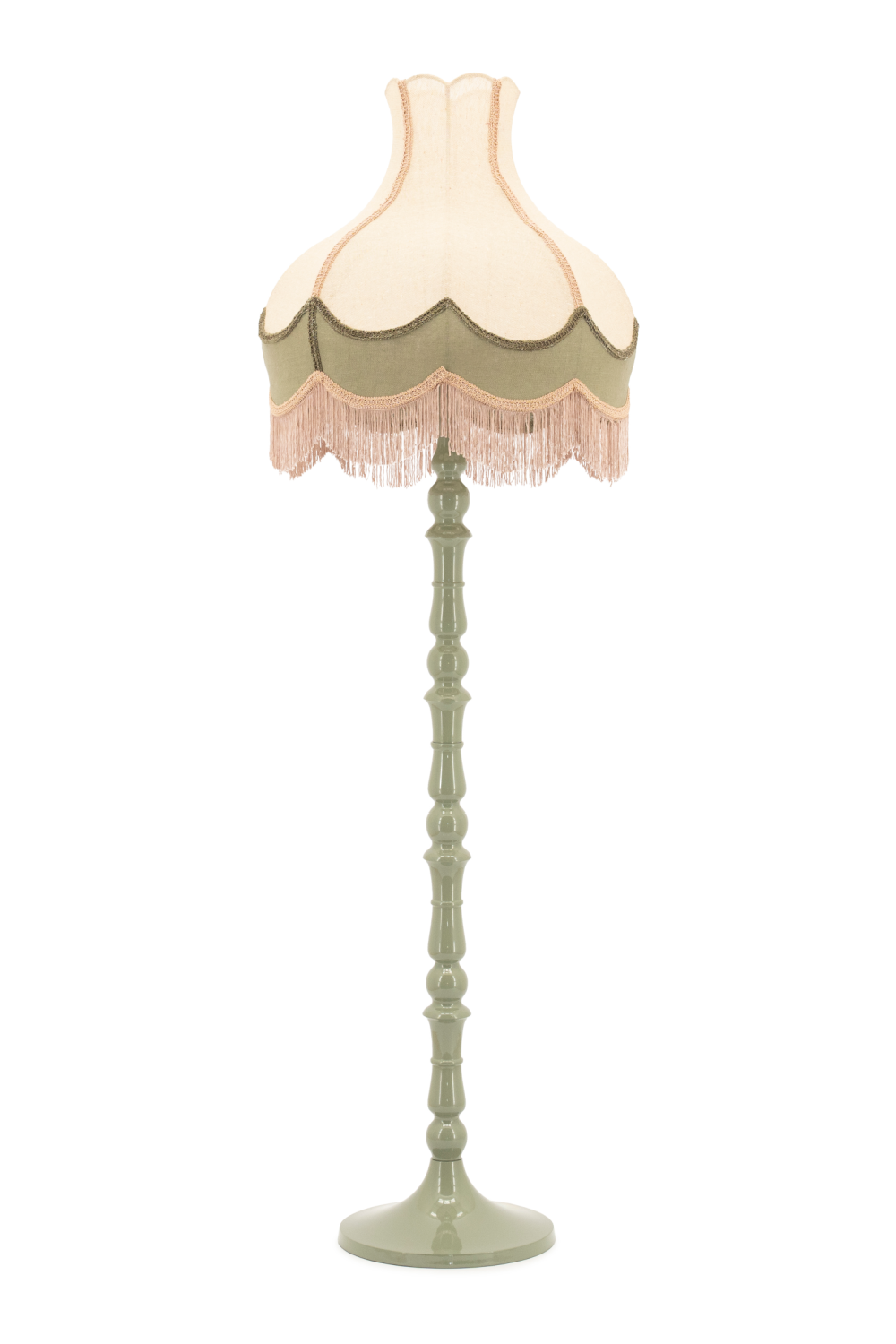 Jute Fringed Floor Lamp | By-Boo Fringaloo | Oroa.com