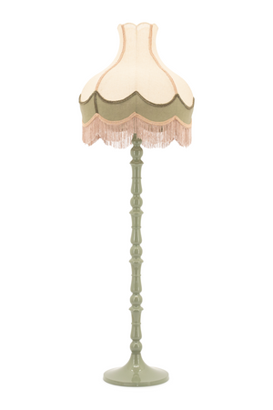 Jute Fringed Floor Lamp | By-Boo Fringaloo | Oroa.com