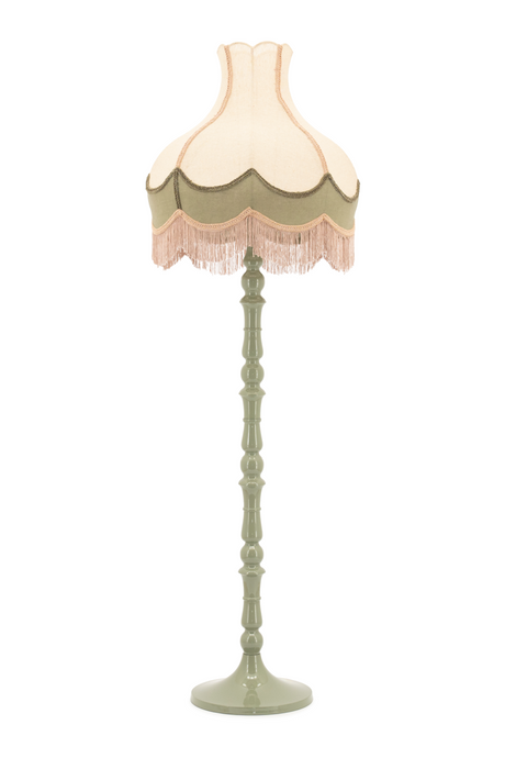 Jute Fringed Floor Lamp | By-Boo Fringaloo | Oroa.com