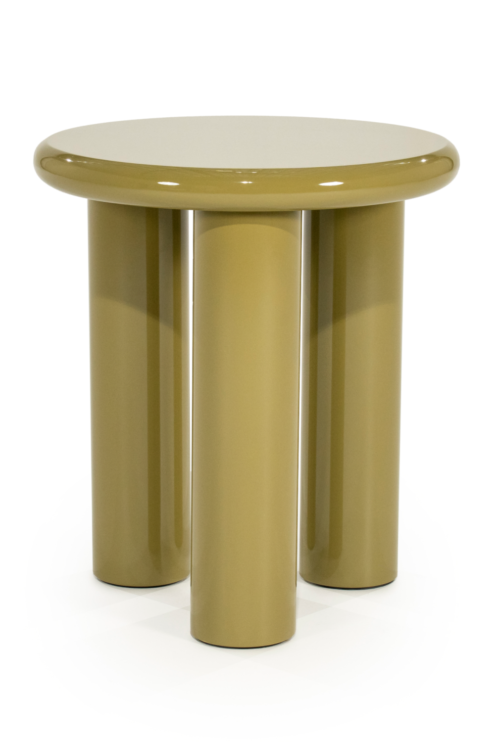 High-Gloss Round Side Table | By-Boo Bloop | Oroa.com